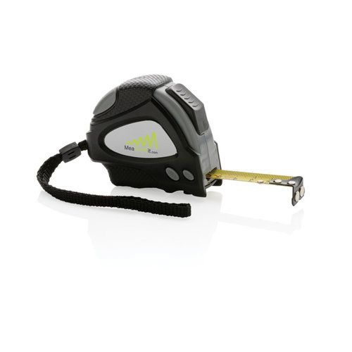 Compacte autostop rolmaat 3 meter P112161 bedrukken met logo DeBle