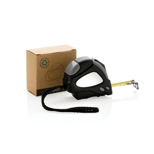 Compacte autostop rolmaat 3 meter P112161 bedrukken met logo DeBle