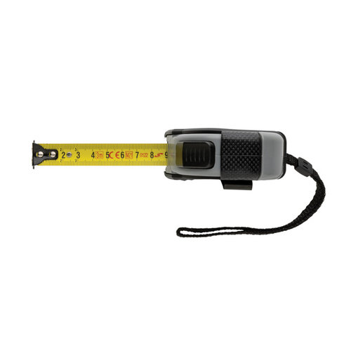 Compacte autostop rolmaat 3 meter P112161 bedrukken met logo DeBle