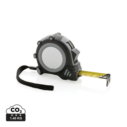 Gecertificeerde gerecyclede rolmaat 5 meter P112151 bedrukken met logo DeBle