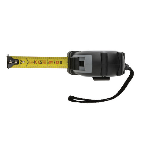 Gecertificeerde gerecyclede rolmaat 5 meter P112151 bedrukken met logo DeBle