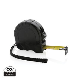 RCS gerecycled plastic rolmaat 5 meter 19 mm bedrukken met logo DeBle