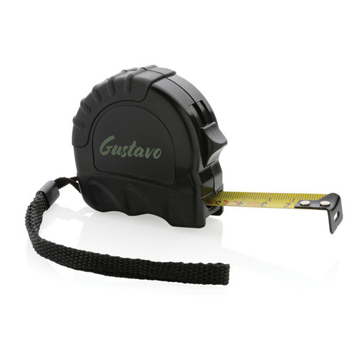 RCS gerecyclede plastic rolmaat 3 meter 16 mm bedrukken met logo DeBle