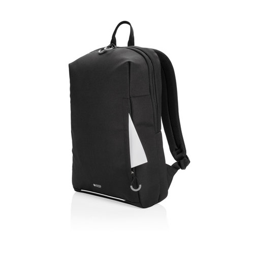 DéBlé RFID en USB AWARE™ laptoprugzak P763.161 met 15,6 inch laptopvak en trolleyriem