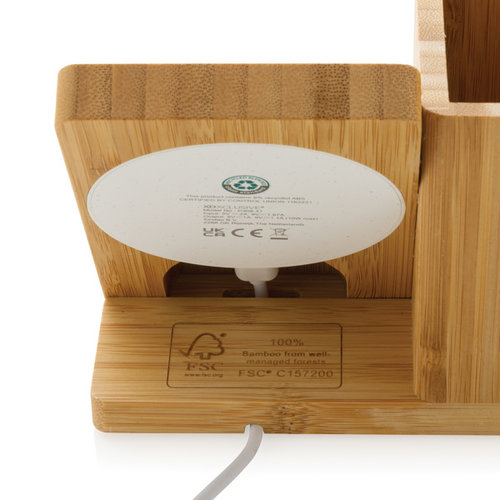 Calgary FSC® bamboo 10W draadloze snellader P308.47