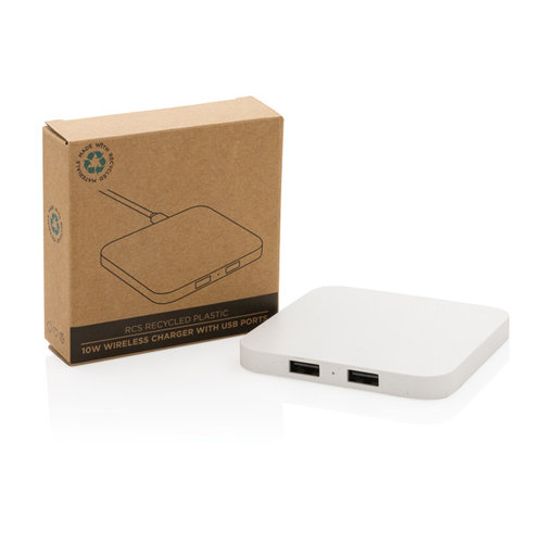 Draadloze snellader met twee USB-poorten P308.463