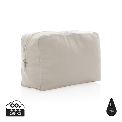 Gerecyclede canvas toilettas P820.78 met logo bedrukken DeBle