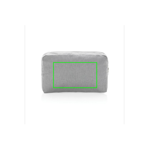 Gerecyclede canvas toilettas P820.78 met logo bedrukken DeBle