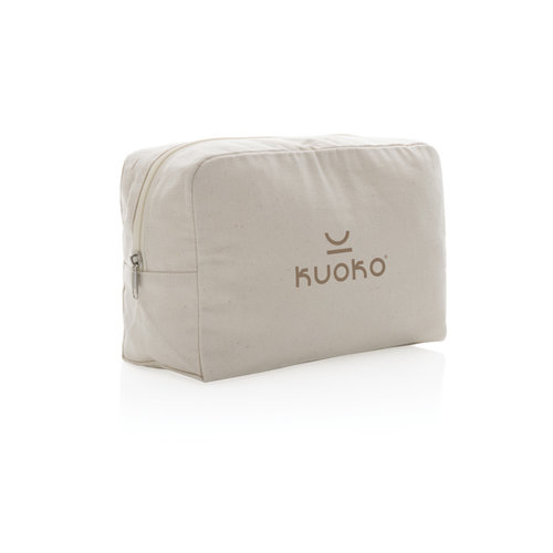 Gerecyclede canvas toilettas P820.78 met logo bedrukken DeBle