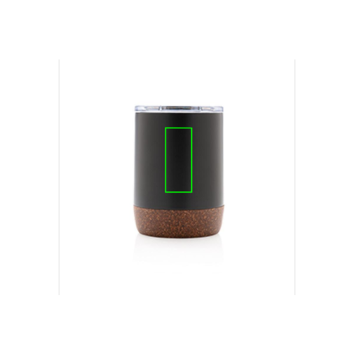 RCS gerecycled roestvrijstalen koffiebeker met kurk P435.051