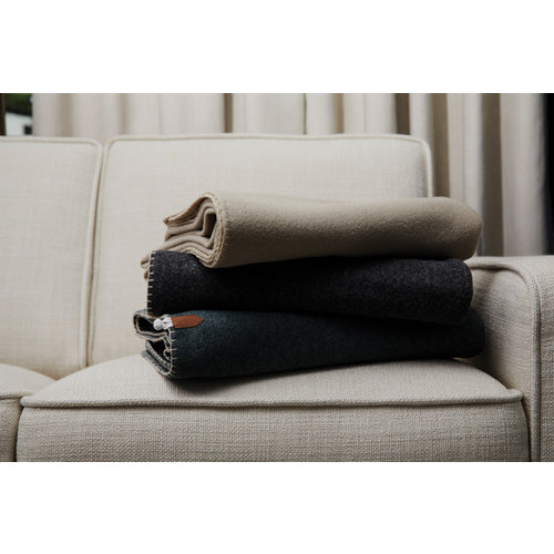 VINGA Bilton gerecyclede deken poncho 19462 van fleece met geborduurd bedrijfslogo