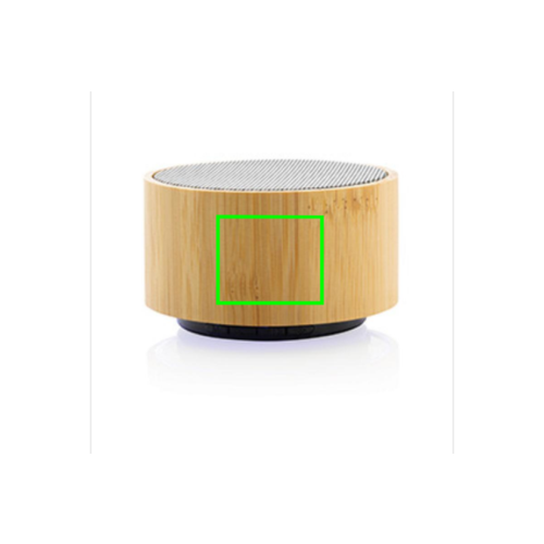 DeBle bamboe draadloze luidspreker 3W met logo