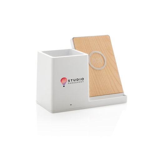 Ontario FSC® & RCS recycled plastic 10W draadloze lader P308.40