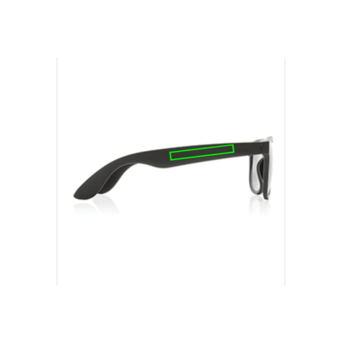 GRS Zonnebril van Gerecycled PP Plastic P45389 met logo bedrukken DeBle