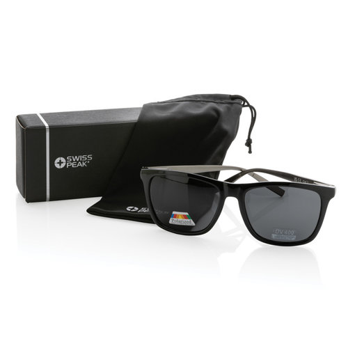 Swiss Peak RCS Gepolariseerde Zonnebril P453981 met logo graveren DeBle