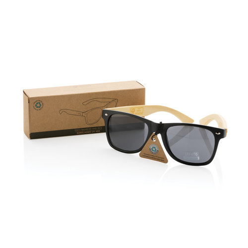 Zonnebril van gerecycled plastic en bamboe P453.977 Zonnebril van gerecycled plastic en bamboe P453.977