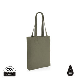 DeBle Impact AWARE ongeverfde gerecyclede canvas draagtas 285 g/m² bedrukken met logo