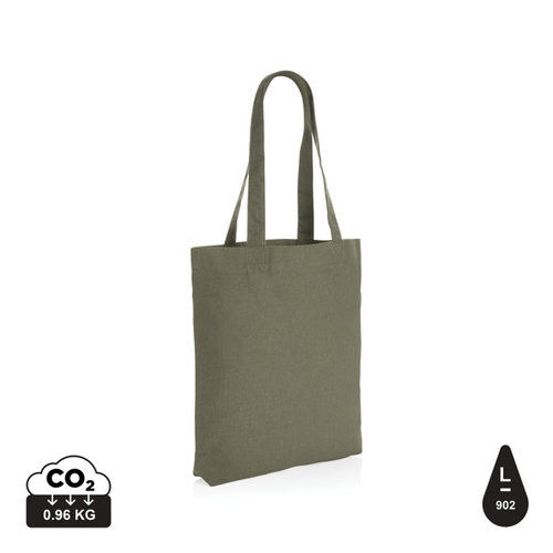 Boodschappen draagtas ongeverfd gerecycled canvas  P762.939