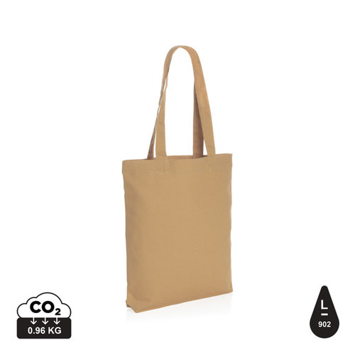 DeBle Impact AWARE ongeverfde gerecyclede canvas draagtas 285 g/m² bedrukken met logo