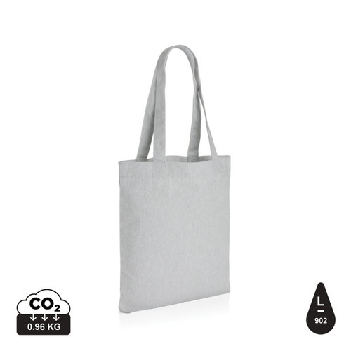 DeBle Impact AWARE ongeverfde gerecyclede canvas draagtas 285 g/m² bedrukken met logo