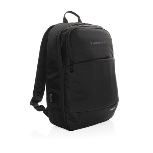 DéBlé Swiss Peak AWARE™ laptoprugzak P763.101 met 15,6 inch laptopvak en USB-oplaadpoort