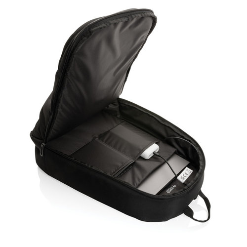 DéBlé Swiss Peak AWARE™ laptoprugzak P763.101 met 15,6 inch laptopvak en USB-oplaadpoort