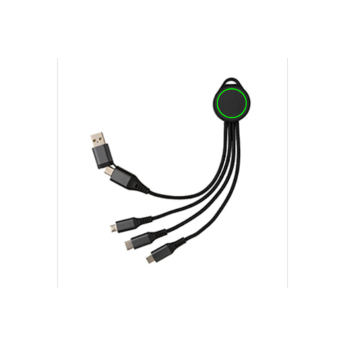 Oplaadkabel  6-in-1 gerecycled aluminium P302.672