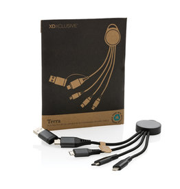 Oplaadkabel  6-in-1 gerecycled aluminium P302.672