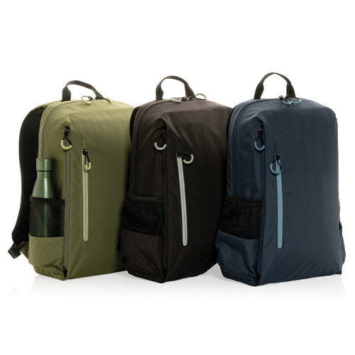 Impact AWARE Lima laptop rugzak P763.15 met logo bedrukking DeBle duurzame rugzak relatiegeschenk NL BE