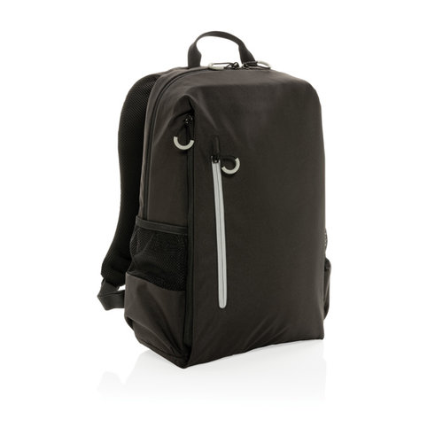 Impact AWARE Lima laptop rugzak P763.15 met logo bedrukking DeBle duurzame rugzak relatiegeschenk NL BE