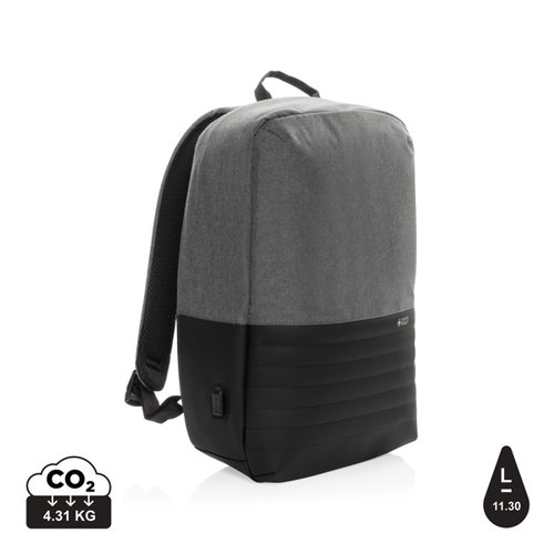Swiss Peak AWARE™ RFID anti-diefstal 15,6 inch laptoprugzak bedrukt met bedrijfslogo