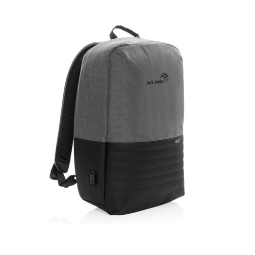 Swiss Peak AWARE™ RFID anti-diefstal 15,6 inch laptoprugzak bedrukt met bedrijfslogo
