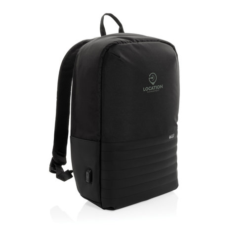 Swiss Peak AWARE™ RFID anti-diefstal 15,6 inch laptoprugzak bedrukt met bedrijfslogo