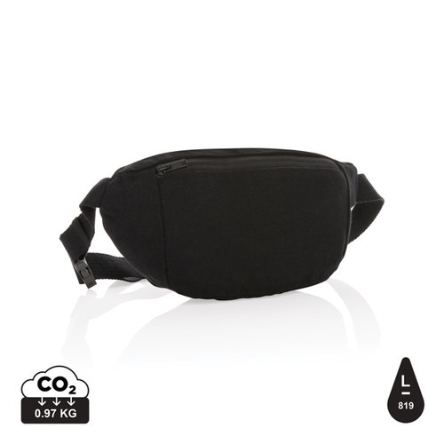 Impact AWARE gerecyclede canvas heuptas met logo bedrukken DeBle