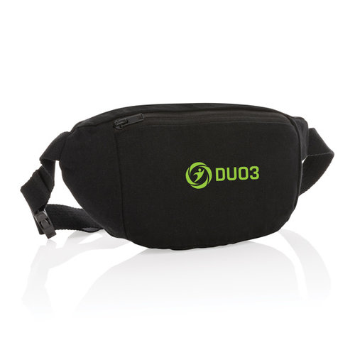 Impact AWARE gerecyclede canvas heuptas met logo bedrukken DeBle