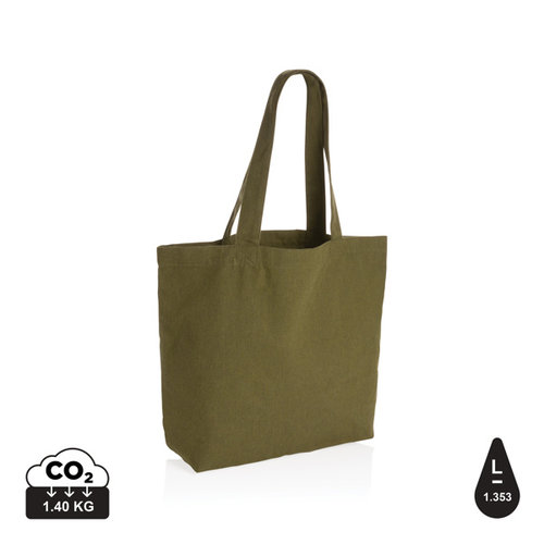 Boodschappentas gerecycled canvas met vakje P762.969