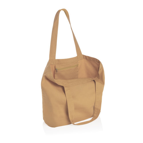 Boodschappentas gerecycled canvas met vakje P762.969