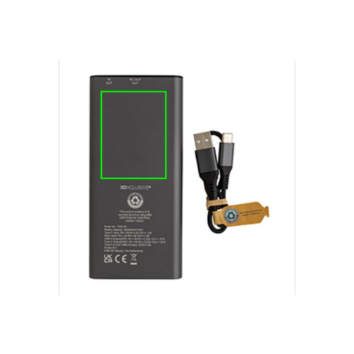 DeBle Terra RCS Aluminium Powerbank 20.000 mAh P322.632 bedrukken met logo