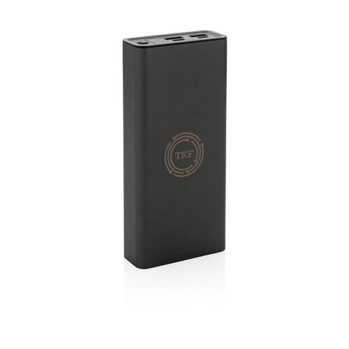 DeBle Terra RCS Aluminium Powerbank 20.000 mAh P322.632 bedrukken met logo