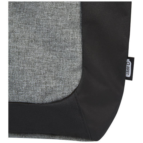 Reclaim GRS gerecyclede tweekleurige draagtas met rits 15 L