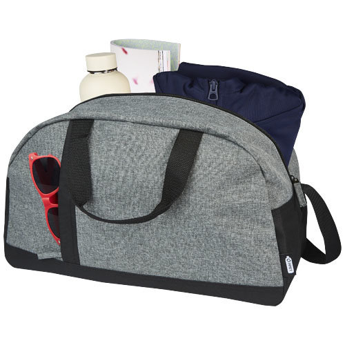 Reclaim GRS gerecyclede tweekleurige sportieve duffelbag 21 L