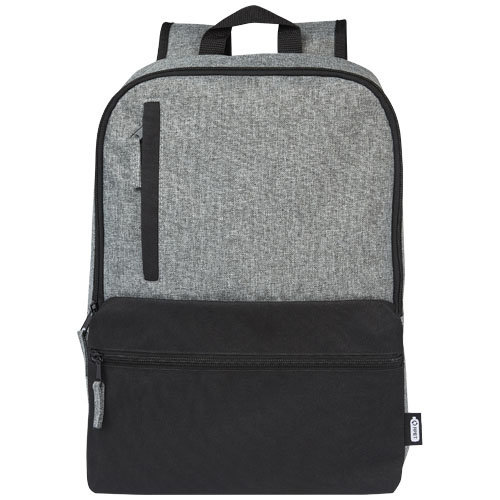 Reclaim GRS gerecyclede tweekleurige 15" laptoprugzak 14 L Reclaim GRS gerecyclede tweekleurige 15" laptoprugzak 14 L