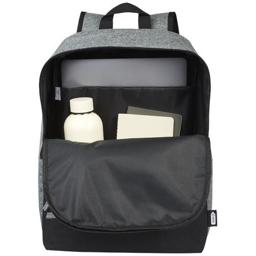 Reclaim GRS gerecyclede tweekleurige 15" laptoprugzak 14 L Reclaim GRS gerecyclede tweekleurige 15" laptoprugzak 14 L