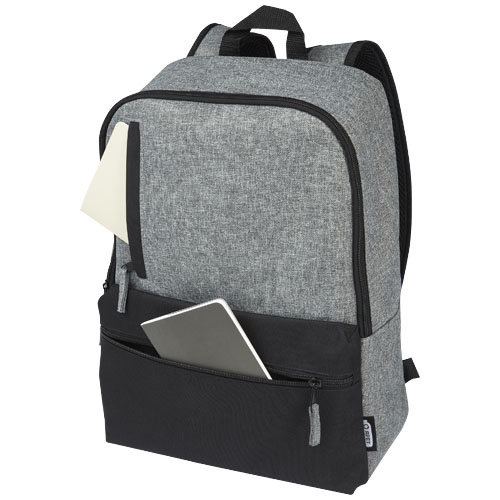 Reclaim GRS gerecyclede tweekleurige 15" laptoprugzak 14 L Reclaim GRS gerecyclede tweekleurige 15" laptoprugzak 14 L