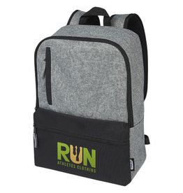 Reclaim GRS gerecyclede tweekleurige 15" laptoprugzak 14 L