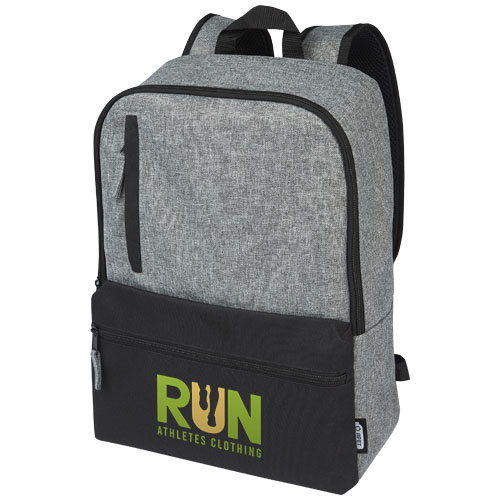 Reclaim GRS gerecyclede tweekleurige 15" laptoprugzak 14 L Reclaim GRS gerecyclede tweekleurige 15" laptoprugzak 14 L