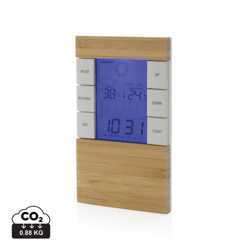 Weerstation 100% bamboe Utah RCS  P279.419 Weerstation 100% bamboe Utah RCS  P279.419