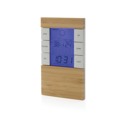Weerstation 100% bamboe Utah RCS  P279.419 Weerstation 100% bamboe Utah RCS  P279.419