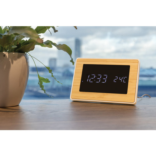 Utah RCS Rplastic FSC®bamboo LED-weerstation P279.31 Utah RCS Rplastic FSC®bamboo LED-weerstation P279.31