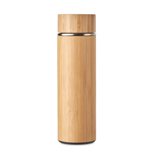 DeBle Tampere Dubbelwandige Thermosfles 400 ml met theezeef MO6272 bedrukken met logo